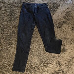 NYDJ Women's Straight Leg Jeans - Dark Blue